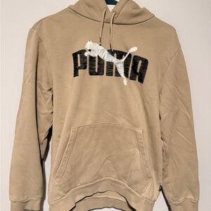 Puma Beige Hoodie for Men
